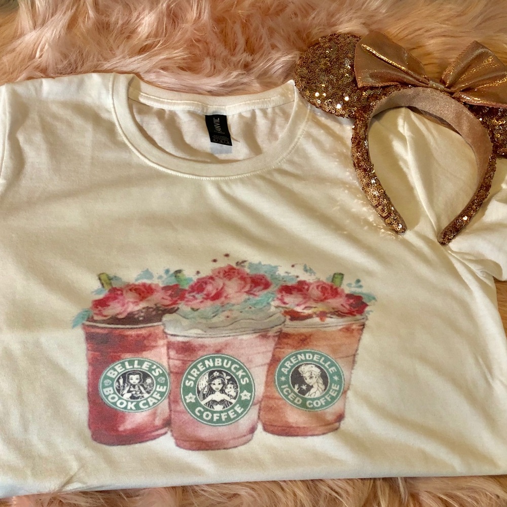 Disney Princess Starbucks Women’s Shirts